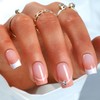 French Tips Press on Nails with White French Design, French