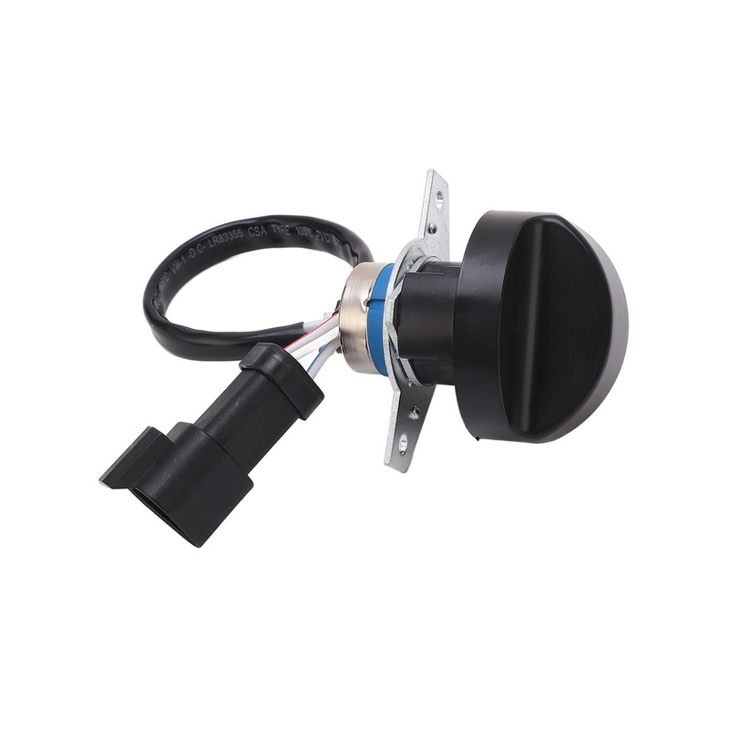 3 Pins Excavator Throttle Motor Knob Switch Triangular Plug Replacement