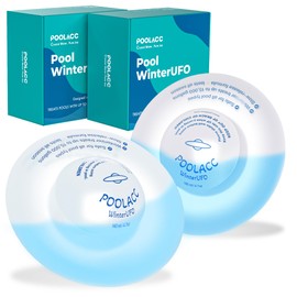 POOLACC 4-in-1 Winter Pool Closing Kit for Above-Ground & In-Ground Pools, Treats Up to 30,000 Gallons Pool Winterizing Kit, Long-Lasting Easy-to-Use Swimming Pool Clarifier & Enzyme (2-Pack)