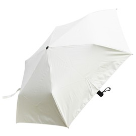 Puma PBP81WJ55 Unisex Black Coating Safety Stopper Automatic Opening Folding Umbrella, 21.7 inches (55 cm) x 6R, Off-White