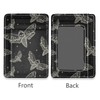 Sletend Slim Minimalist Wallet Gothic Skull Butterfly Moth RFID Blocking
