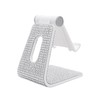 Amamcy Bling Rhinestone Phone Holder for Desk Sparkle Crystal Phone
