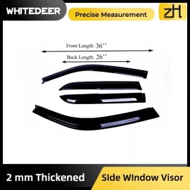 Ford Fits for Ford Escape 2004-2012 Side Window Visor Sun Rain Deflector Guard Thick