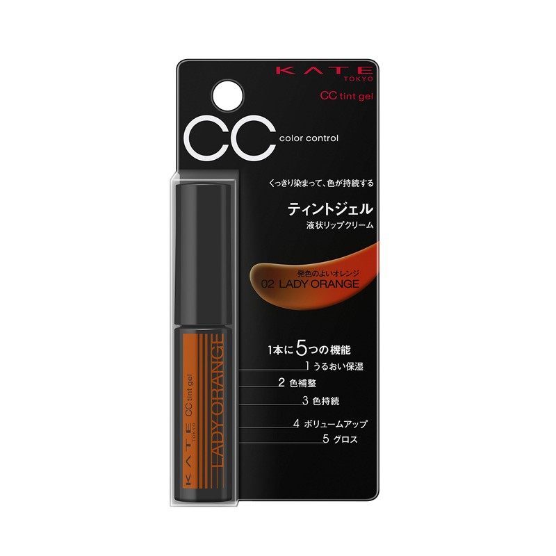 Kate CC Tint Gel 02 Bright Orange Lipstick