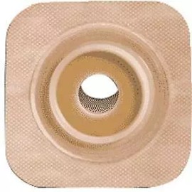 ConvaTec Sur-fit Natura Stomahesive Flexible Pre-cut Wafer 4 x 4 Stoma 1-1/4 Box of 10