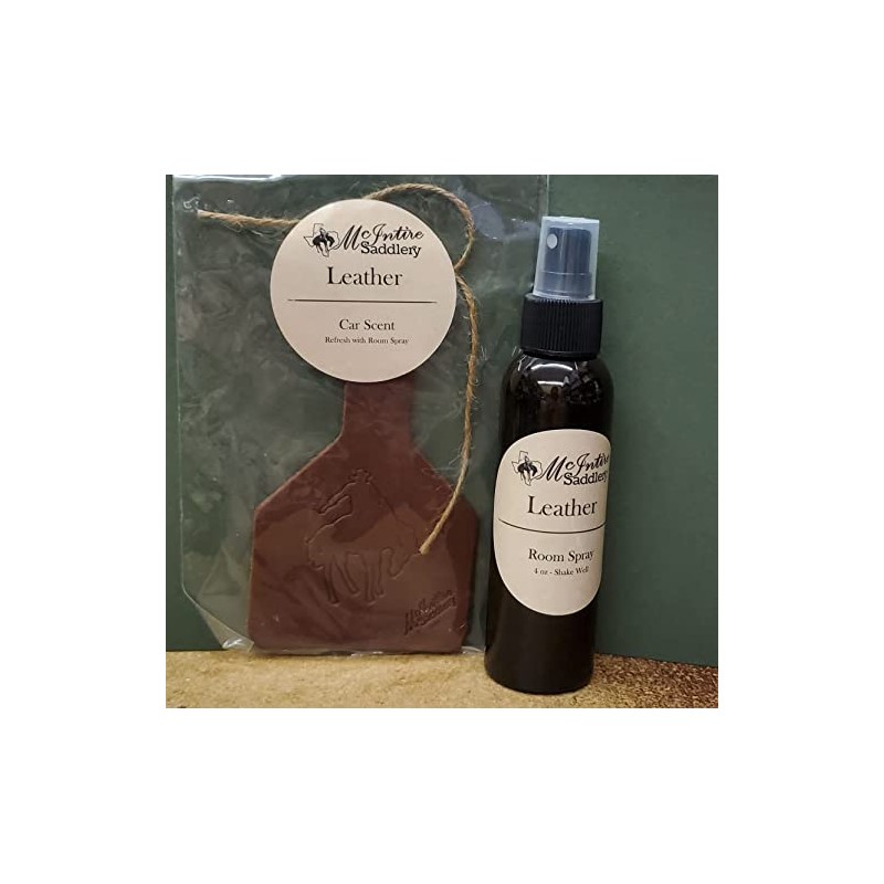 McIntire Saddlery Ear Tag Car Air Freshener and Room Spray