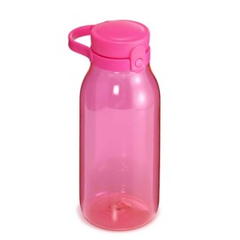 Generic DipSip Water Bottle 16oz Plastic with Lid (Pink), 9