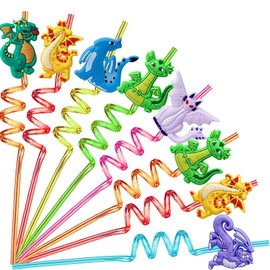 YOUYIKE Pack of 8 children's straws