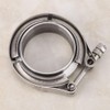 Acouto V-Band Clamp 2.25 Inch Turbo Exhaust Down Pipe V-Band