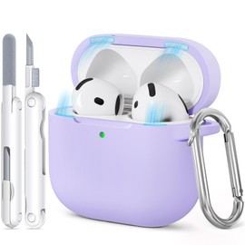 for AirPods Pro Case with Cute Keychain & Cleaning Pen