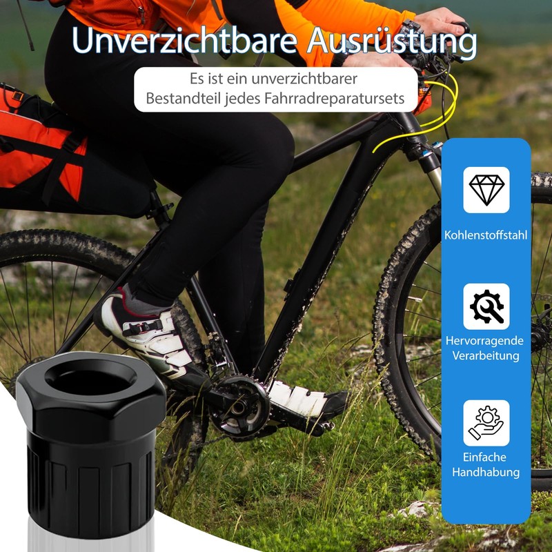 REBECCAHOWARD 2 Bicycle Cassette Tool for Removing Cassettes & Sprockets,