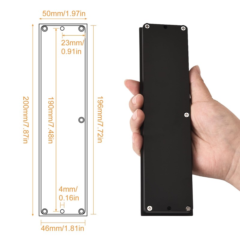 MOROBOR Zinc Alloy Flush Pull Handles, 2pcs Embedded Sliding Door