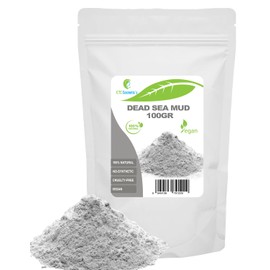 Dead Sea Mud - 100 gr - DIY Face Masks, Body Mask, Hair Mask, Soft Peels and Scrubs, Soap Making, Anti-Ageing & Skin firming, Natural And Chemical Free