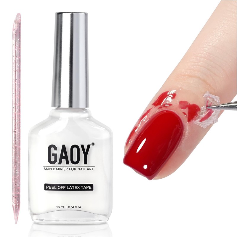 GAOY Látex Líquido Para Uñas, 16 Ml, Protector De Cutículas