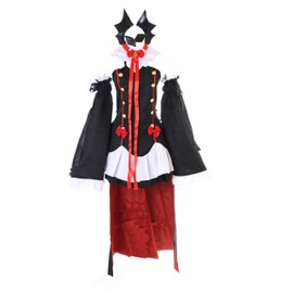 Kawaii-Story MN-33 Seraph of the End Krul Tepes Dress Vampire Dracula Cosplay Set Costume Women's Dress (M)