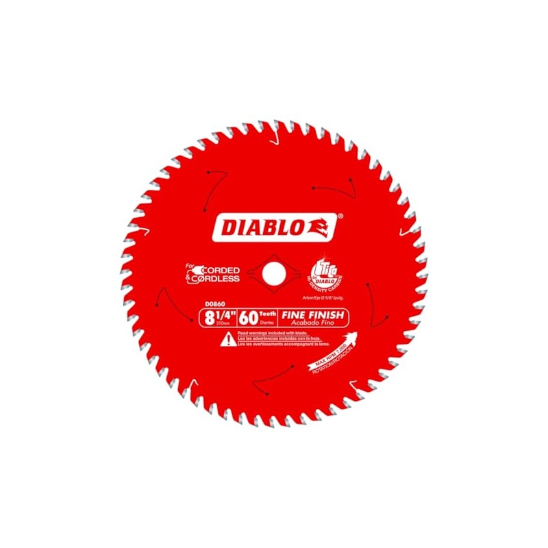 Diablo Fine Finish Saw Blade with Tico Hi-Density Carbide and