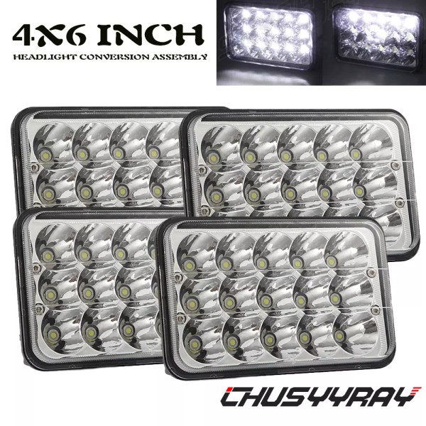 CHUSYYRAY Fit for GMC K1500 K2500 K3500 82-1986 4pc 4x6"inch