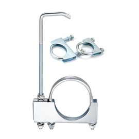 SUIOPPYUW 3x 2.5Inch/3Inch Exhaust Clamp With Hanger With Exhaust Clamp Clamp With Hanger U-Shaped Clamps With 2 U-Shaped Clamps, 2.5inch