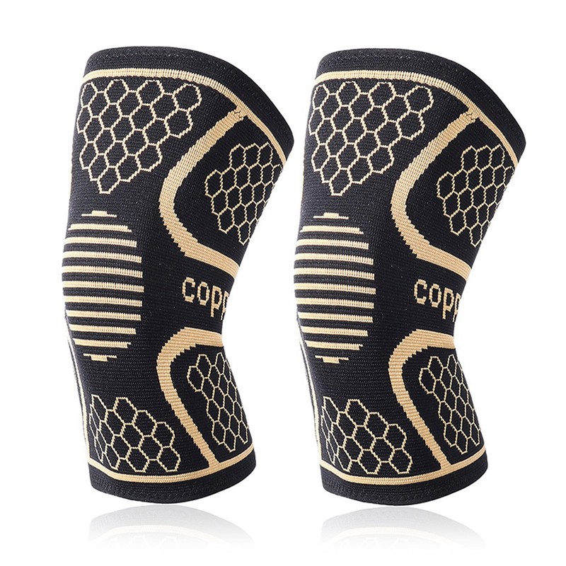 1 Pair Knee Sleeve Breathable Skin Friendly Nylon Knee Brace