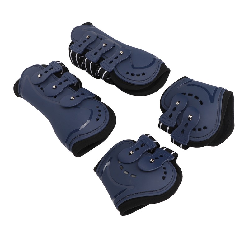 Horse Tendon Boots Adjustable Open Front Fetlock Boot Breathable Protective