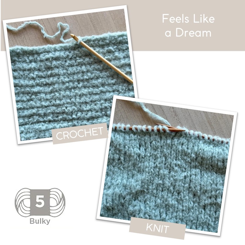 Lion Brand Yarn Feels Like A Dream, Soft Yarn for