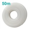 Zeqeey 2.4mm 0.095inch 50m 164ft White Round Nylon Grass Strimmer