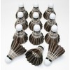 Improve Motion Vision!! Practice Badminton Shuttle Black Feather Set of 12 (1 Dozen) Black Feather