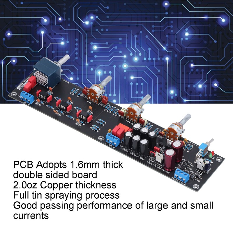 Tone Board Luxury Preamplifier Black Control Module Industrial Accessories A8