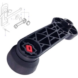 SOLARIS AUTOMOTIVE Window Regulator Handle, Window Winder Control Unit Fits Mondeo 93-96 Focus - Fusion- Escort- Transit 1041708