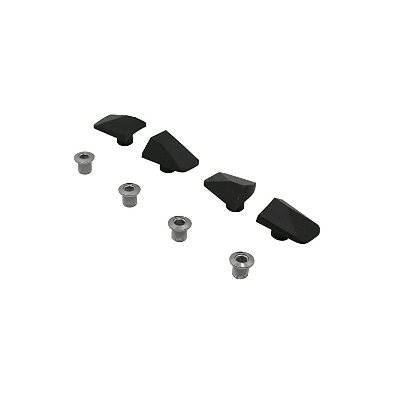 Spécialités TA R7000 Chainring Bolts & Cover Kit, Black, Pack