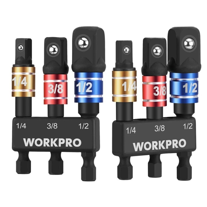 WORKPRO Impact Grade Socket Adapter for Power Drill to High