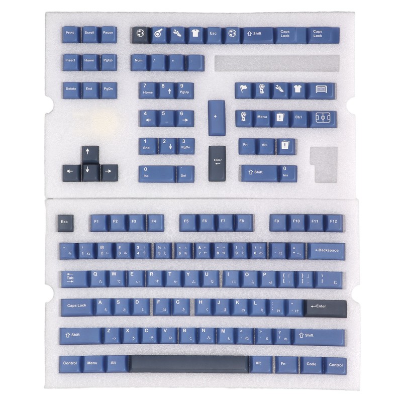 PBT Keycaps 128 Keys Japanese Keycaps Cherry Height DIY Practical