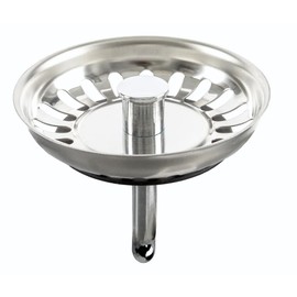 Stainless Steel Kitchen Sink Plug Strainer – Rust Free Kitchen Sink Strainer - Sink Plug Replacement for Food and Hole Hair Catcher - Hole Diameter 80mm