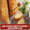 KITESSENSU 15 Inch Silver Baguette Baking Pan Nonstick Bread Pan