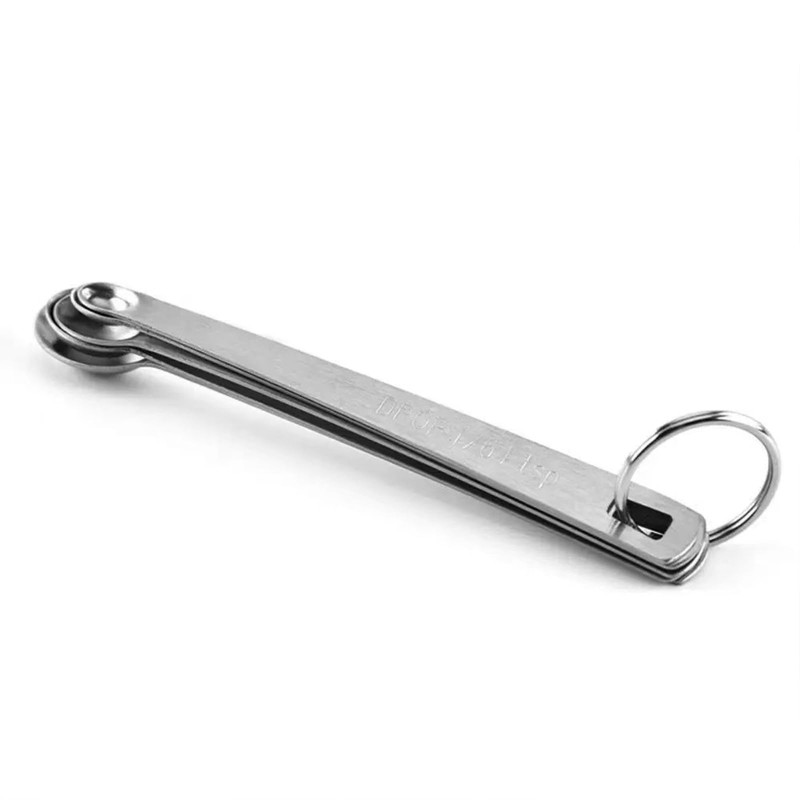 5Pcs Stainless Steel Mini Measuring Spoons Set