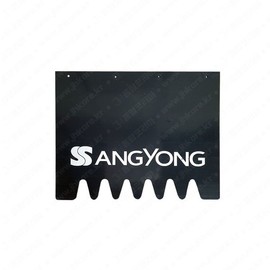 SSANGYONG 프린팅 흙받이 고무 1개/455mmX370mm/머드가드고무 SSANGYONG Printing Mud Flap Rubber 1 Piece / 455mm X 370mm / Mud Guard Rubber