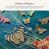 MACKENZIE-CHILDS Butterfly, Hanging Butterfly Wall Decor, Black-and-White Courtly Check