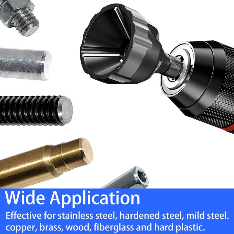 CZS Deburring Tool Chamfer Tool, HSS Hex Shank Deburring Tool