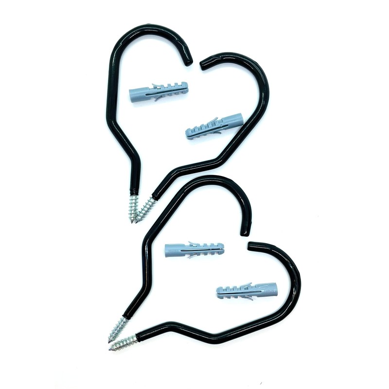 INION Set of 4 ceiling hooks, bicycle hooks, bicycle holder,