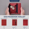 VON HEESEN® Men's Leather Wallet with Coin Compartment and RFID