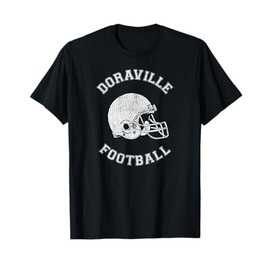 Doraville Football Distressed 1980's Retro P.E.Dept Style T-Shirt