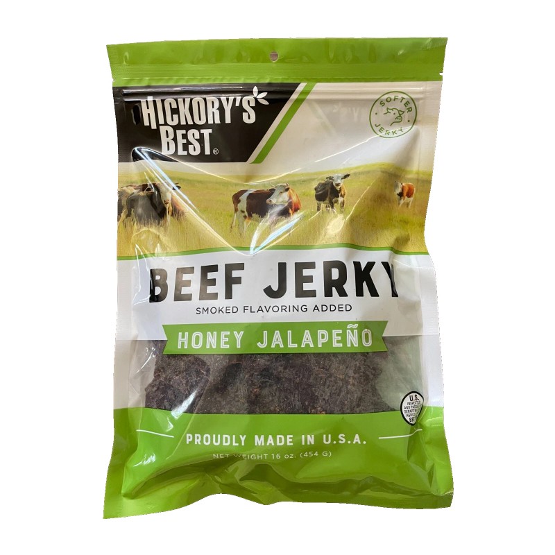 Hickory 4-PACK Hickory's Best Smoked Flavoring Added Honey Jalapeno Beef