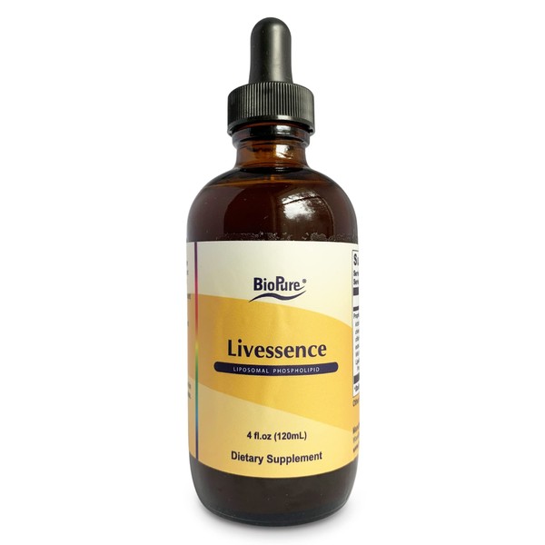 BioPure Livessence Herbal Tincture – Potent Blend of 6 Botanical Extracts & Liposomes to Support Liver, Gallbladder, Hormone & Microbiome Balance, Detox, Gut Health, and Overall Wellness – 4 fl oz