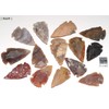 [N2 stone Natural] Chalcedony arrowhead | (Set of 14 [Approx.