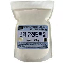 500g whey protein isolate WPI powder, 1 pack / 500g 분리유청단백질 WPI 분말, 1개