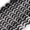 False Eyelashes 48 Pairs 6 Styles Mixed Fluffy Curled Fake