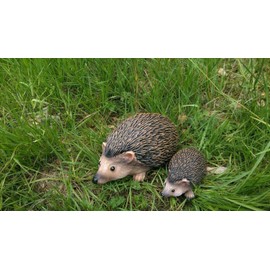 Homezone Hedgehog Family Statues Garden And Home Decor Garden Ornaments Outdoor Hedgehog Gifts Garden Gifts Ornaments For Shelves Autumn Decorations Outdoor Garden Ornament Garden Decor