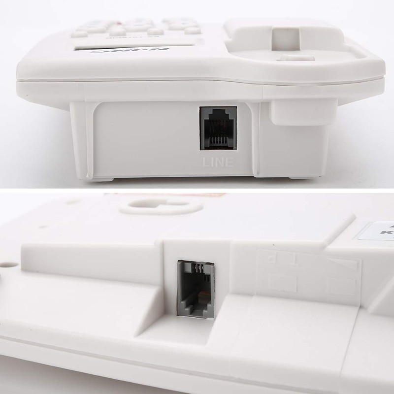Wired Telephone, Landline Telephone with Landline Connection (FSK/DTMF) for Home/Hotel/Office