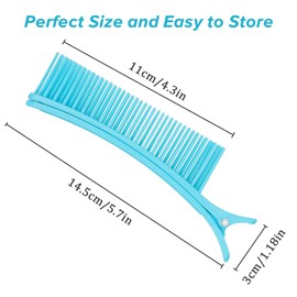 5 Pcs Grip Clips for Hair Sectioning Multifunctional Perm and Dyeing Hair Salon Grip Clip Suitable for Distribution, Styling, Cutting, Dyeing, Salon and Home Diy Hairdressing Essentials