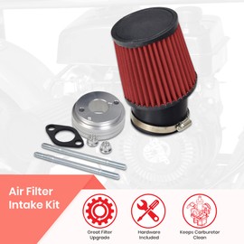AlveyTech High-Performance Air Filter Intake Kit - Fits Coleman CT100U & CC100X, 97cc Predator Engines & Various Bikes - Helps in Engine Optimization - Coleman Mini Bike Parts
